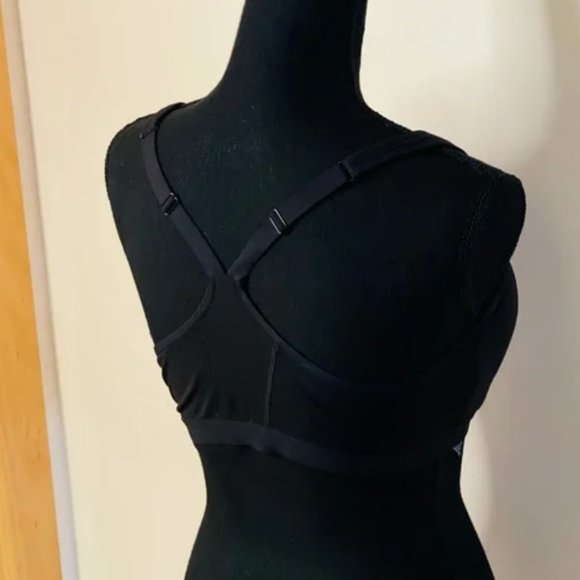 Victoria's Secret Bra VSX Incredible Knockout Ultra Max Sports Bra BLACK SZ 36DD - Picture 8 of 14